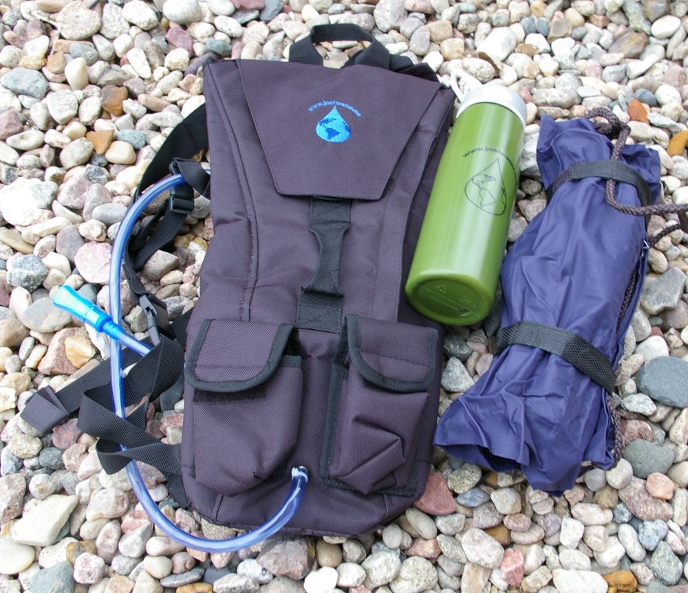 Review: “Just Water” Backpack, Bottle, and Water Bag Filter