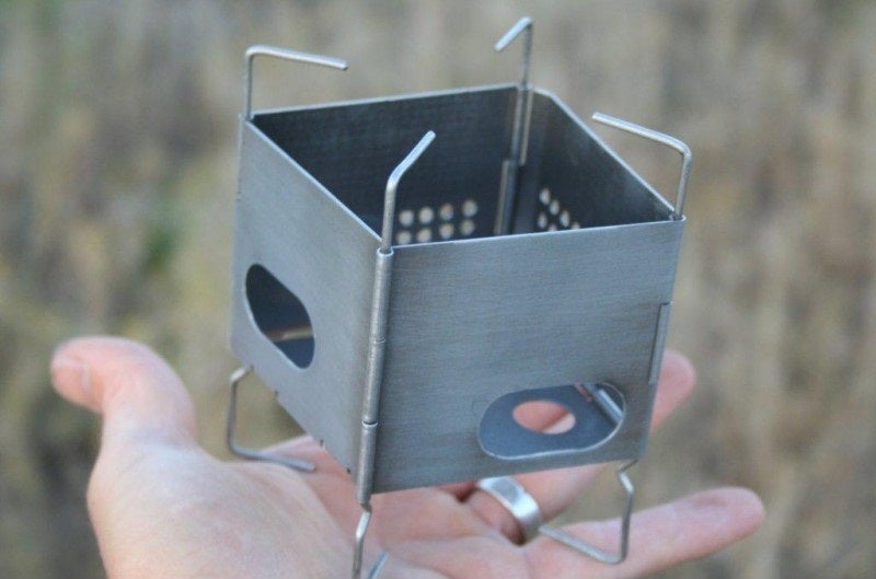 Small, but Fierce! Pocket-Sized Wood Burning Stove.