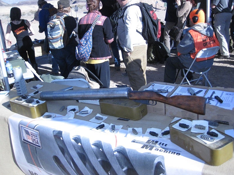 An Awesomely Insane Black Powder Mosin Nagant Cannon at 2016 SHOT Show Range Day