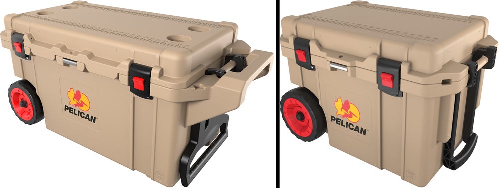 Pelican Elite 80 and 45 quart wheeled coolers