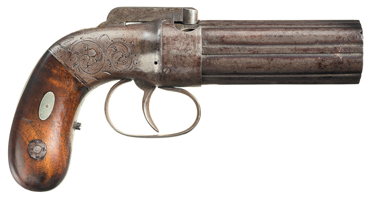 Watch: Allen & Thurber Pepperbox Pistol