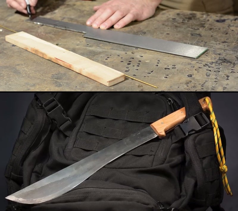 Watch: How to Make a Machete Without Power Tools