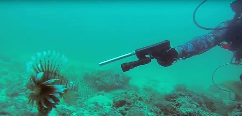 Watch: Glock Fishing for Lionfish