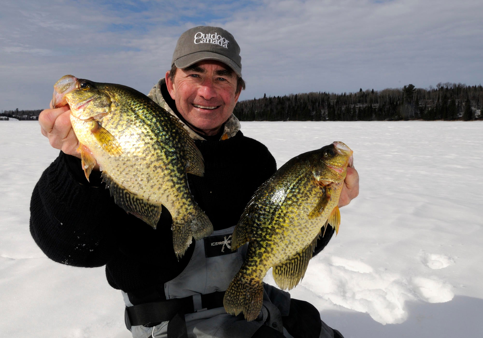 Lure color is important for catching area crappies