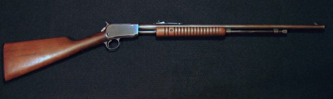 Right side of Winchester Model 62A 22 rifle. (Photo © Russ Chastain) 