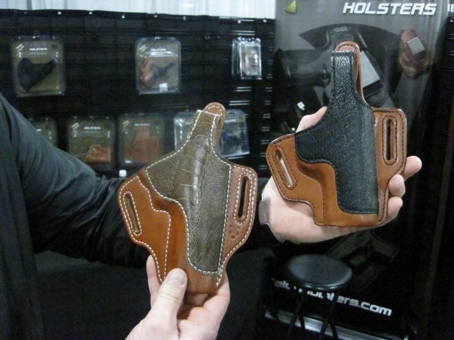 Talon Holsters Ostrich Lega and Shark Skin exotic holsters