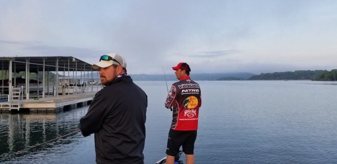 Fishing with Kevin VanDam on Table Rock Lake 
