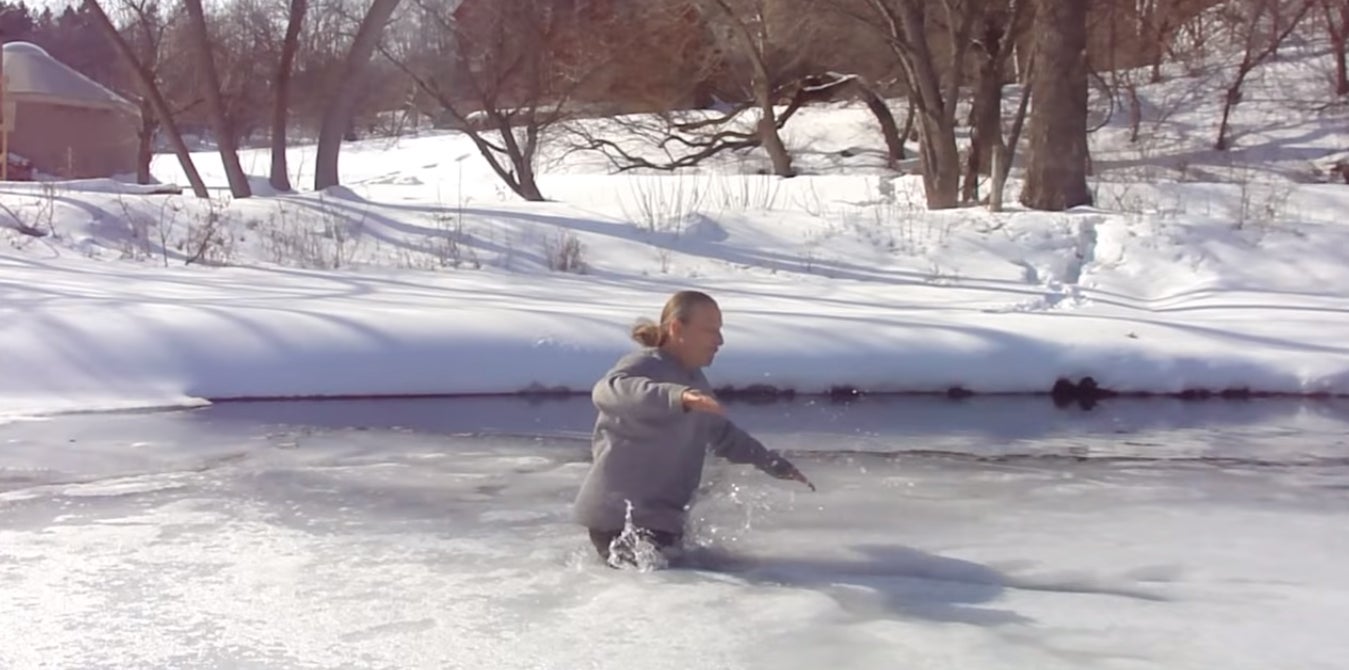 On thin ice? Know what to do if you break through