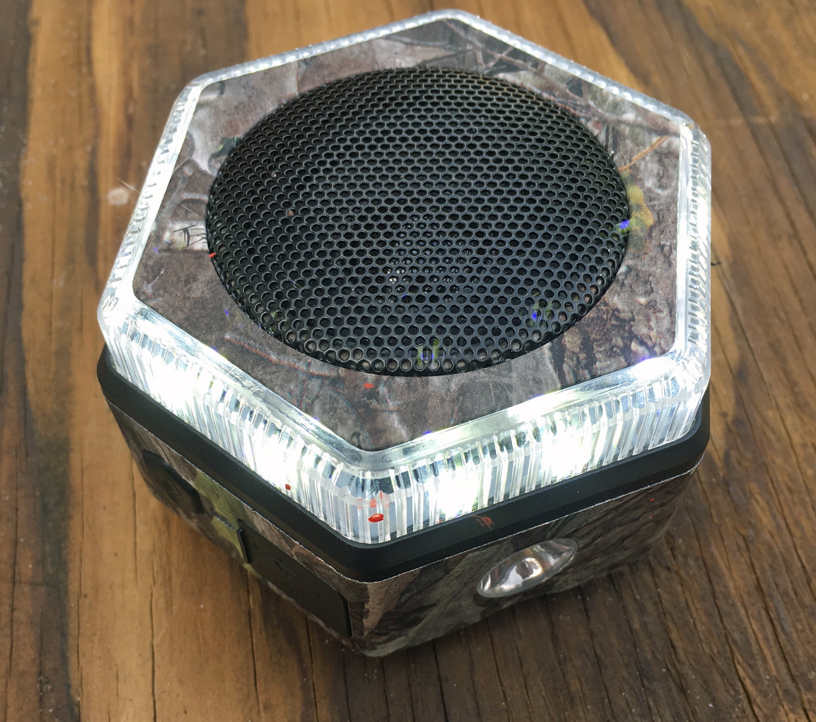 HybridLight HEX Bluetooth Speaker. Orange specks are paint I got on it by accident.