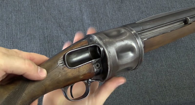 The Becker Blow-Forward Revolving Shotgun