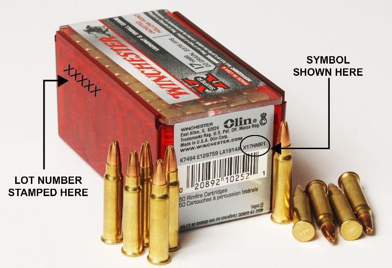 Ammo Recall: Winchester Super-X 17 HMR 20 Grain JHP