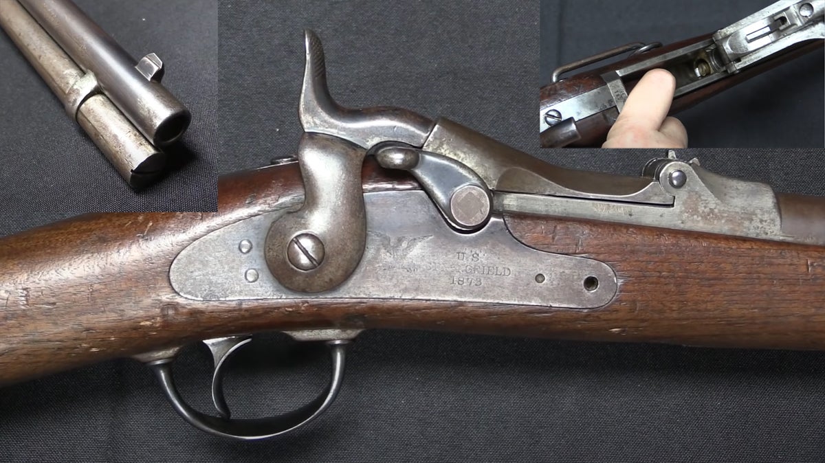 1873 springfield trapdoor with early 1868 hammer