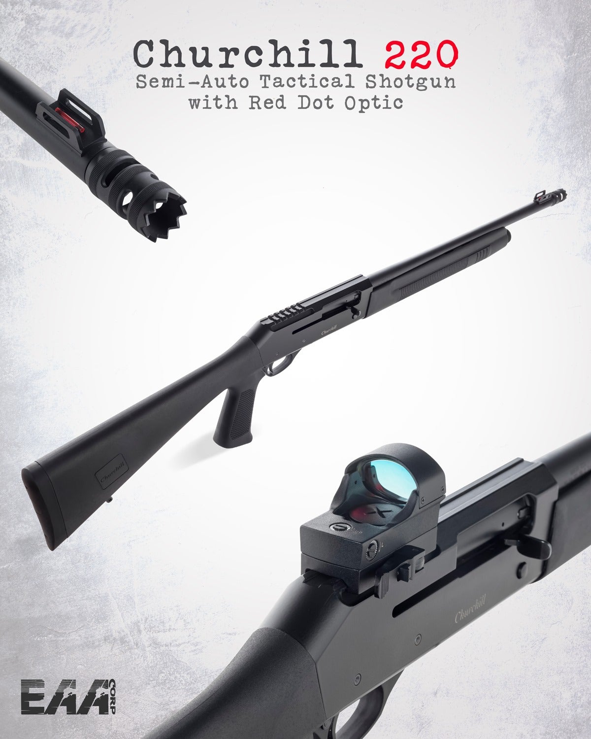 EAA/Akkar Churchill 620 and 220 Optics-Ready Shotguns 