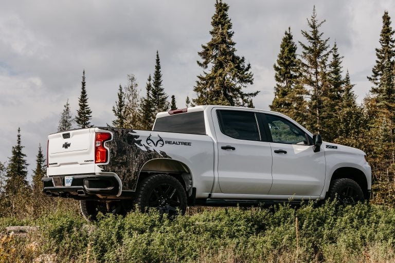 Trout & Salmon Fishing in the Chevy Silverado Trail Boss Realtree Edition