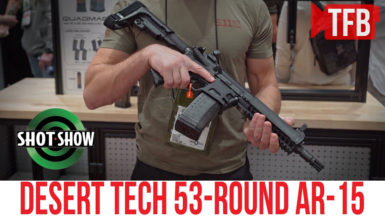 [SHOT 2022] TFBTV - Desert Tech Quattro-15 53 Round Quad Stack Mag