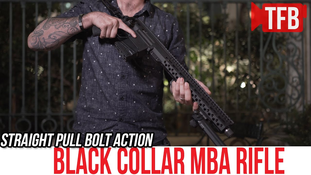 [SHOT 2022] TFBTV: Black Collar Arms MBA Straight Pull Bolt Action Rifle