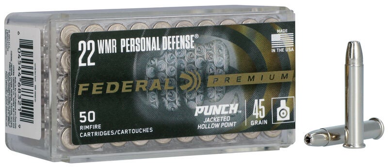 Federal Unveils New 22 WMR Punch Personal Defense Ammunition