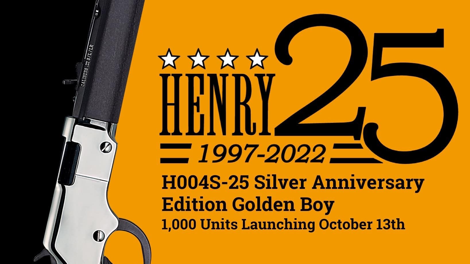 Henry Launches the Golden Boy Silver Anniversary Edition Rifle