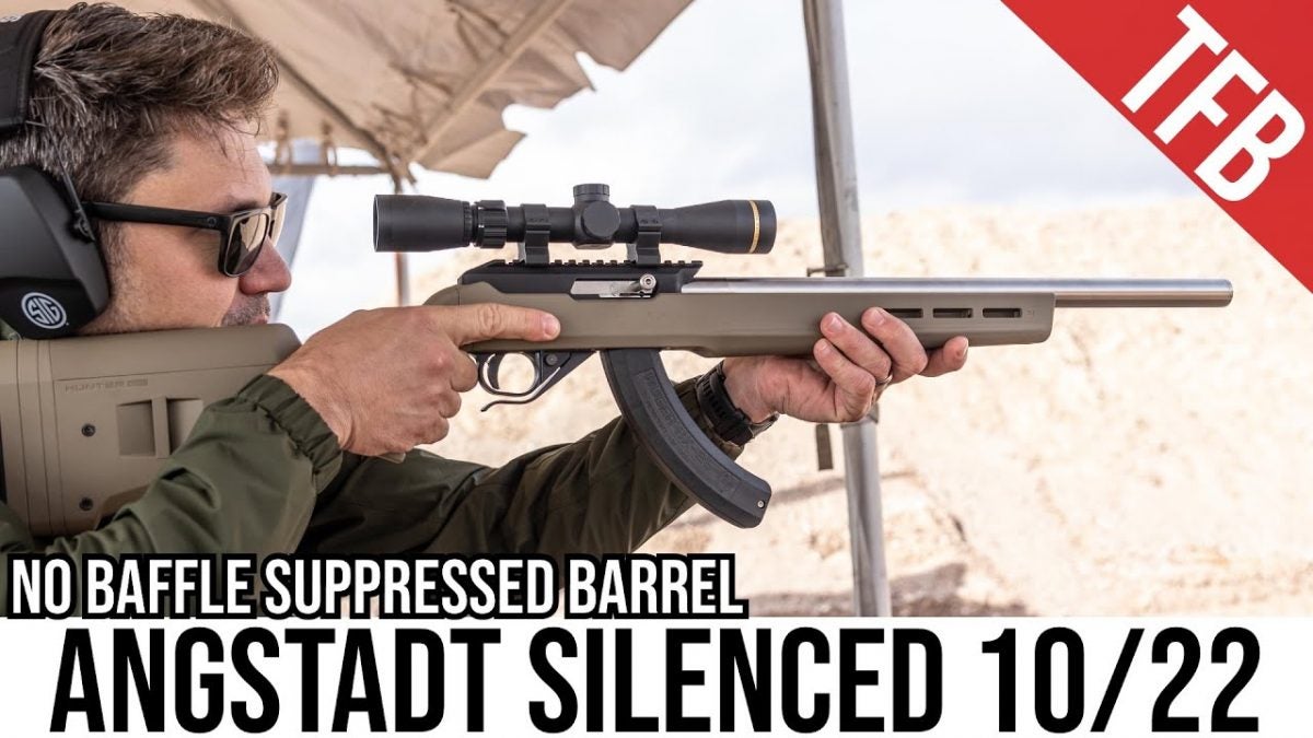 [SHOT 2023] TFBTV – Angstadt Arms No-Baffle Suppressed Ruger 10/22