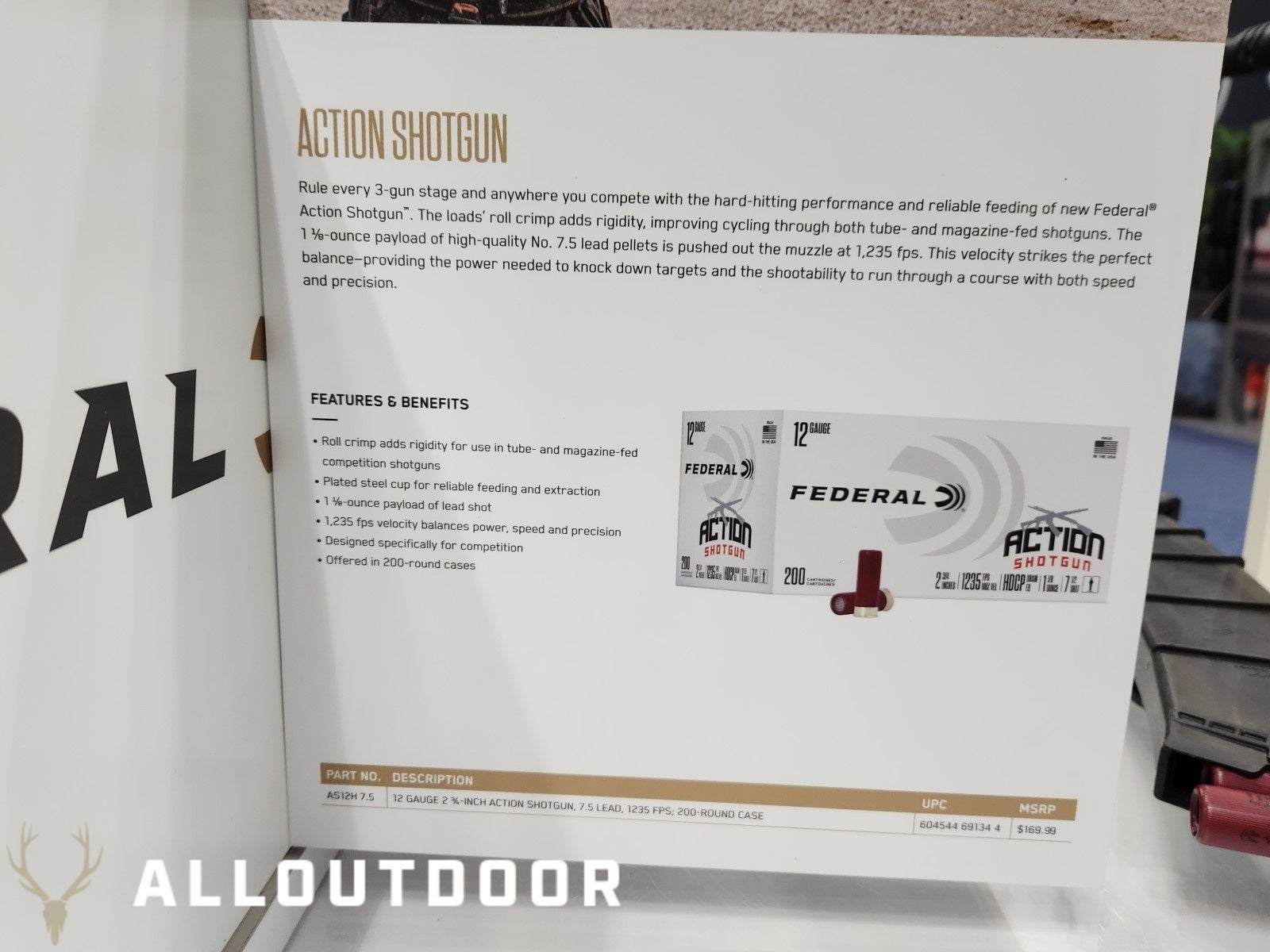 [NRAAM 2023] Federal Ammunition's NEW Comp Ammo: Action Shotgun