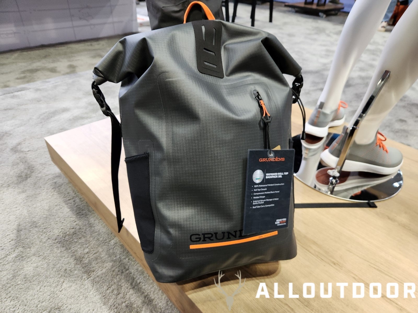 [ICAST 2023] Keep Gear Dry with Grunden’s Wayward Roll Top Backpack