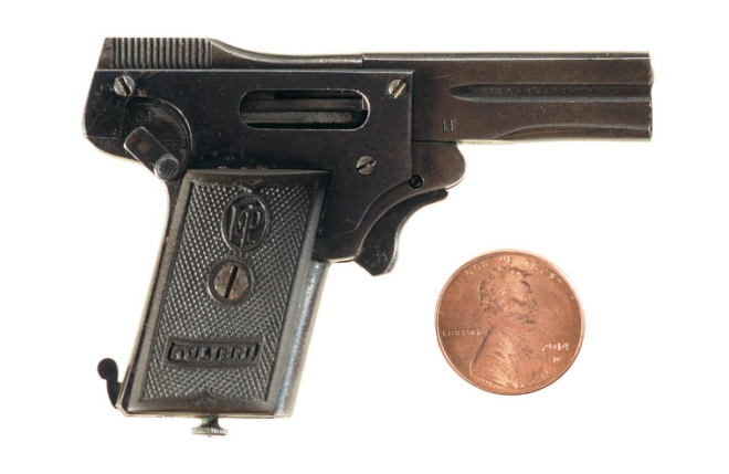 POTD: Watch This! -The Teeny Tiny 2mm Kolibri Pistol