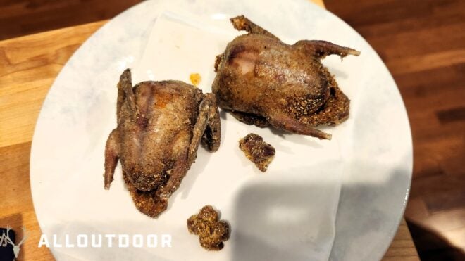 Cook your Catch – Whole Fried Dove from Public Land Hunting in Georgia