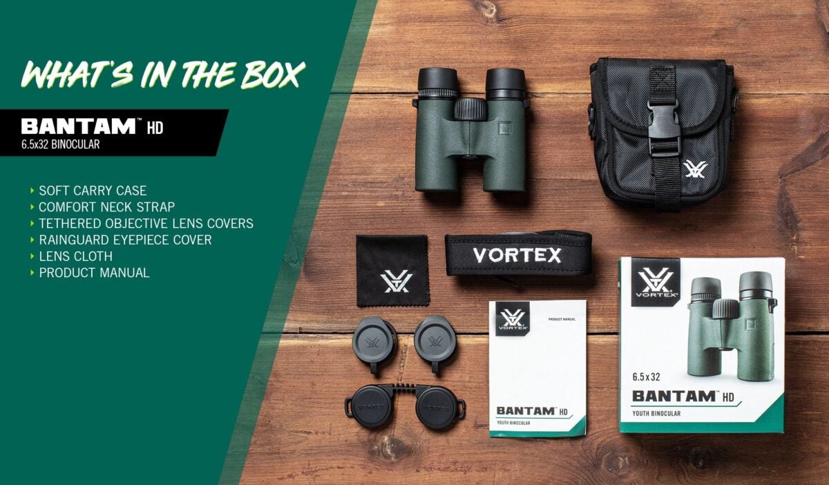 Get the Kids Involved! NEW Vortex Bantam HD 6.5x32mm Youth Binocular