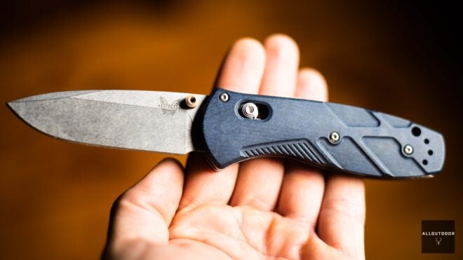 First Impressions – Benchmade Mini Barrage Blue Canyon Richlite