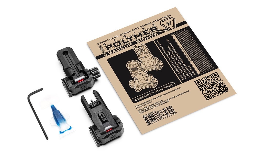 Backup Strike Option: New Strike Polymer Backup Sights