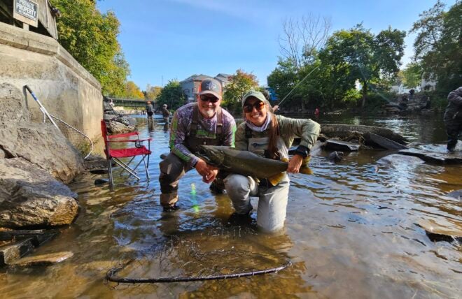 Salmon Fishing the Salmon River with Eric Henderson of Combat Fishing