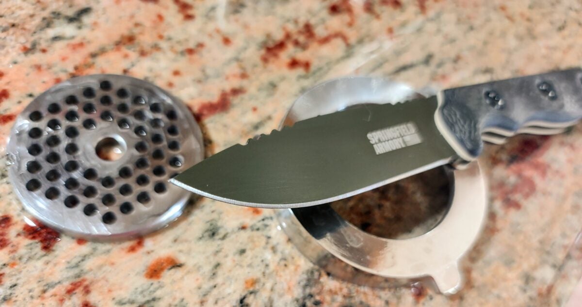 Custom Springfield Armory Model 2020 Carbon Fiber Knife for hunting