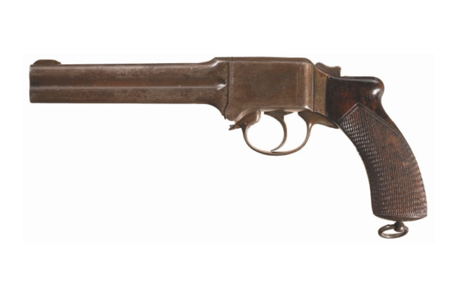 POTD: Four Barreled Mouthful – Martin-Marres-Braendlin Mitrailleuse Pistol