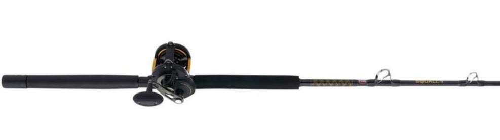2 NEW PENN Squall 60 Lever Drag Conventional Rod and Reel Combo