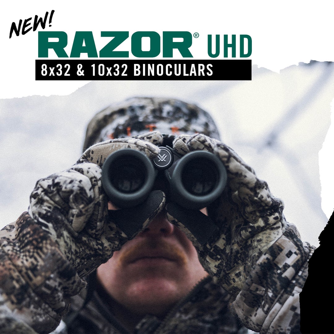Compact, Lightweight, Ultra High Def - The New Razor UHD Binoculars