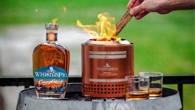 WhistlePig and Solo Stove Team Up To Create CampStock Wheat Whiskey