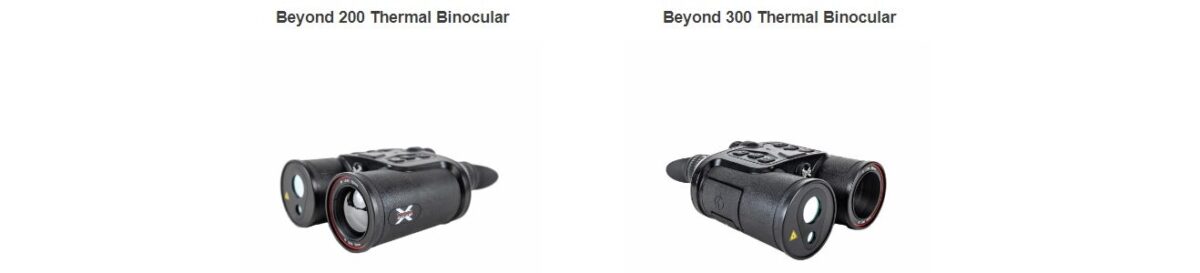 Óptica X-Vision: binóculos térmicos, lunetas e minivisualizador de visão noturna