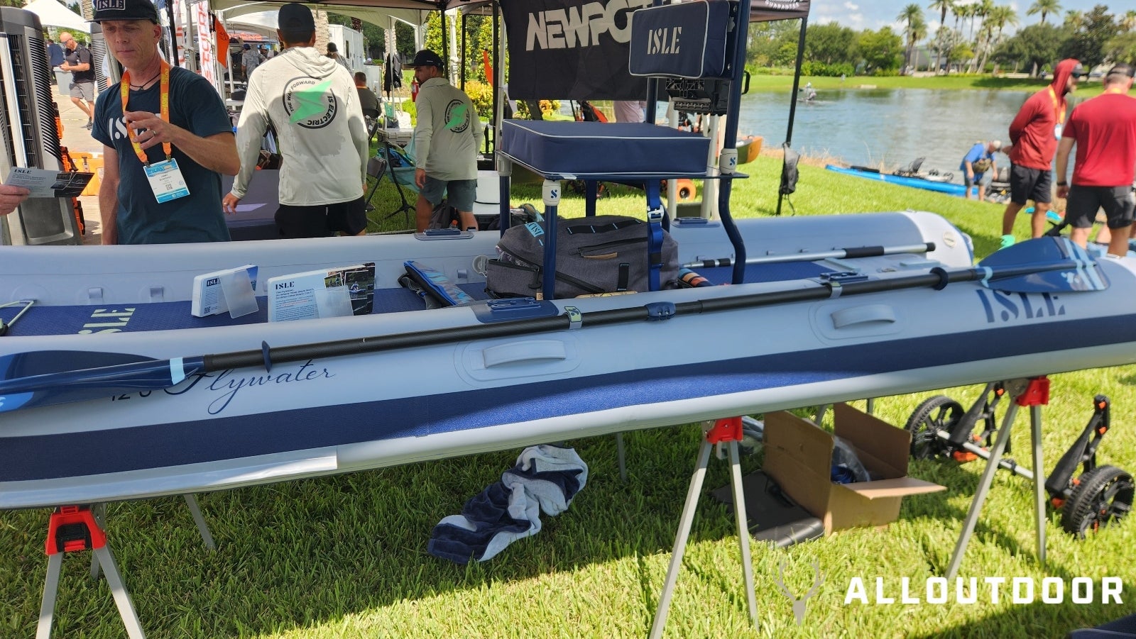 [ICAST 2024] ISLE's NEW Flywater Micro-Skiff Kayak