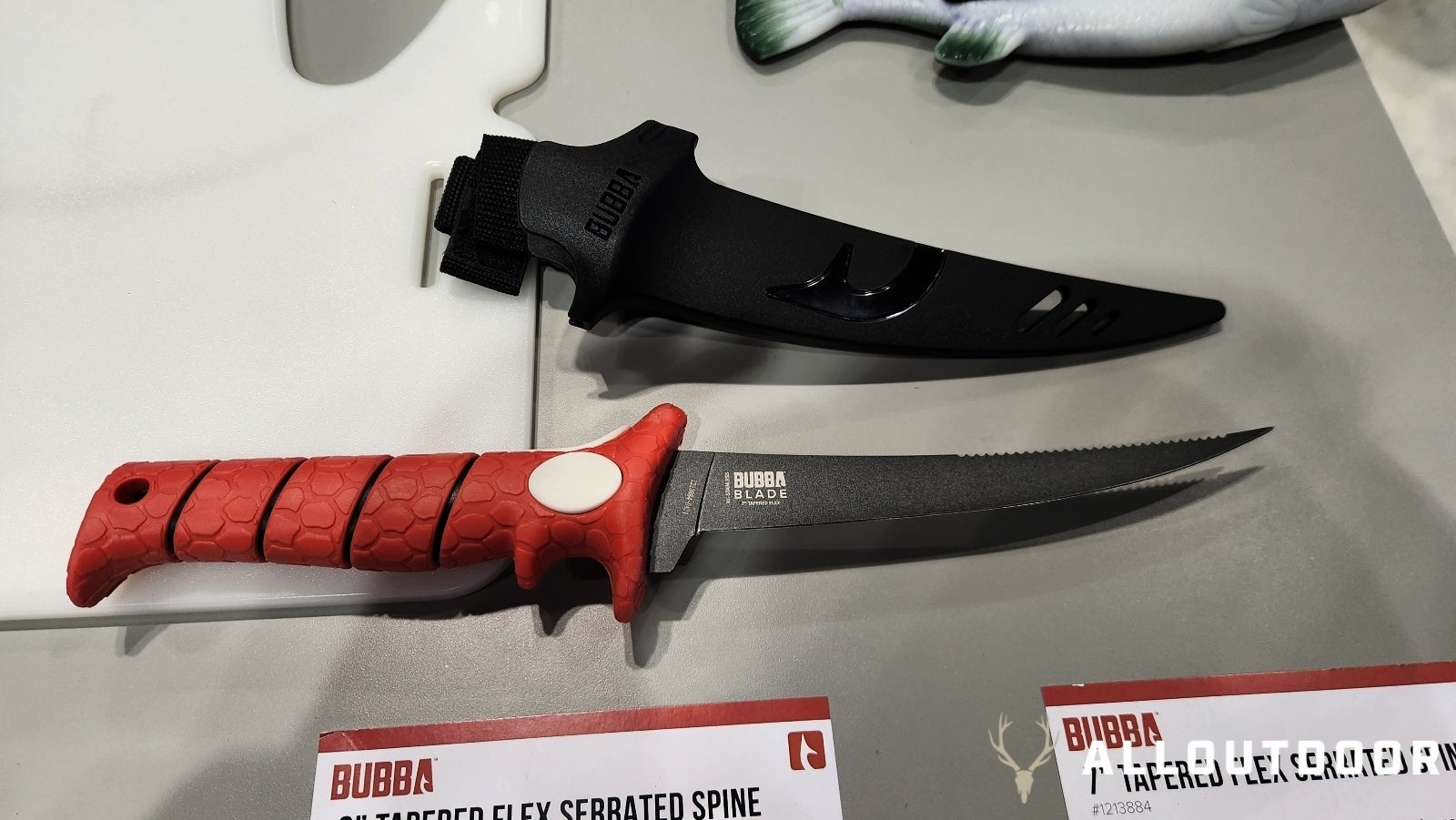 [ICAST 2024] 2 NEW Tapered Flex Serrated Spine Fillet Knives from BUBBA 