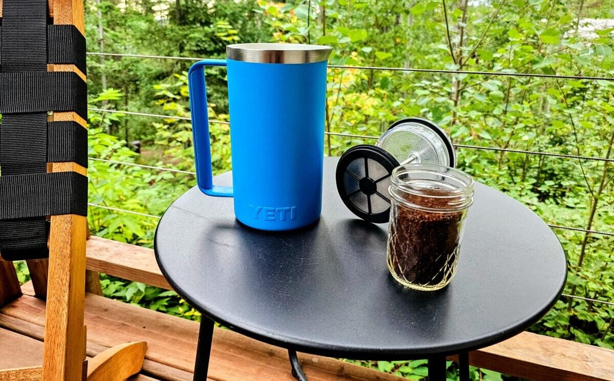 Home on the Range #066: YETI Rambler French Press - Pronto para Glamping