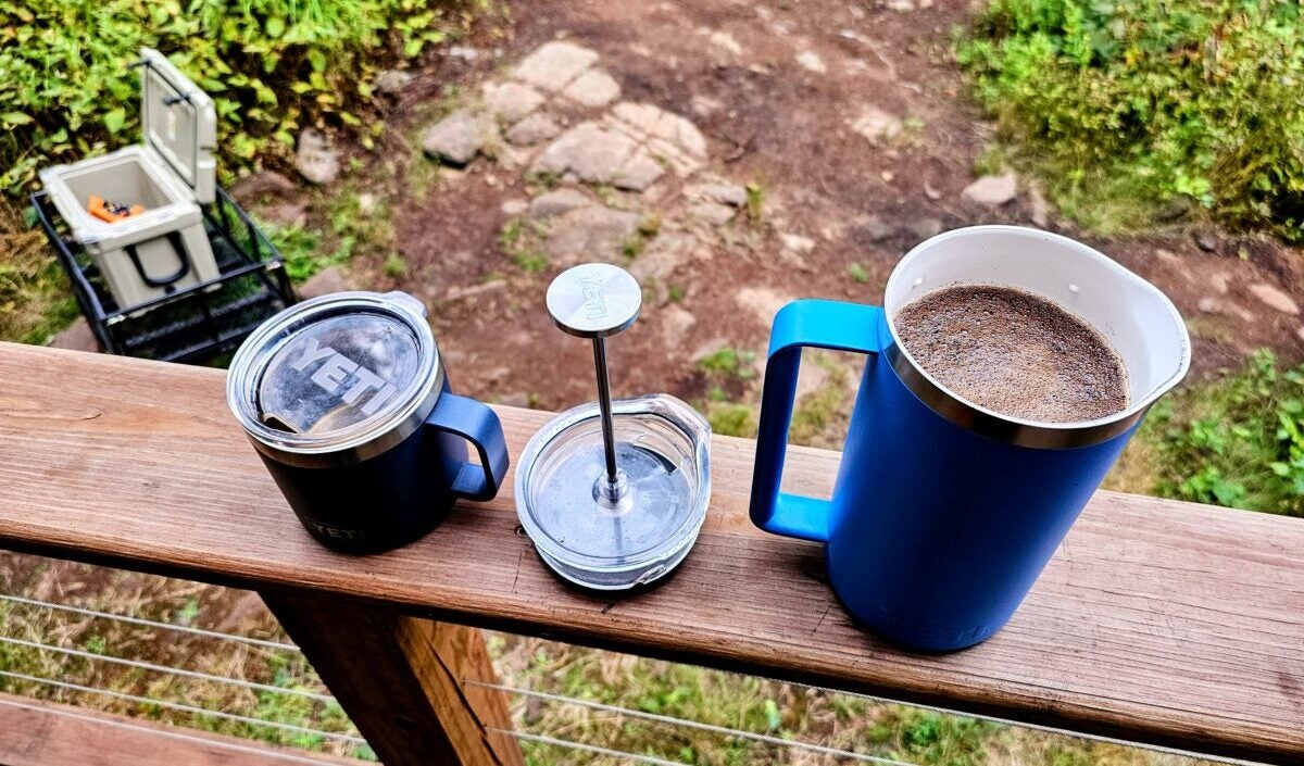 Home on the Range #066: YETI Rambler French Press - Glamping Ready