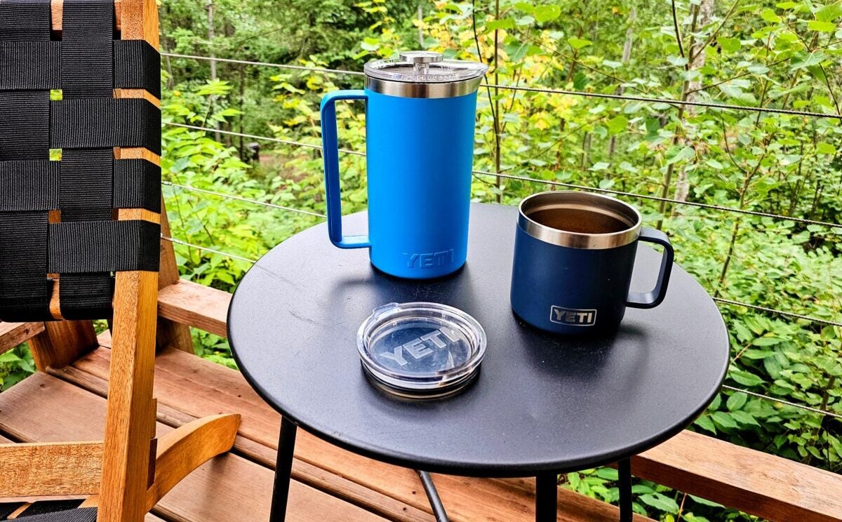 Home on the Range #066: YETI Rambler French Press - Glamping Ready