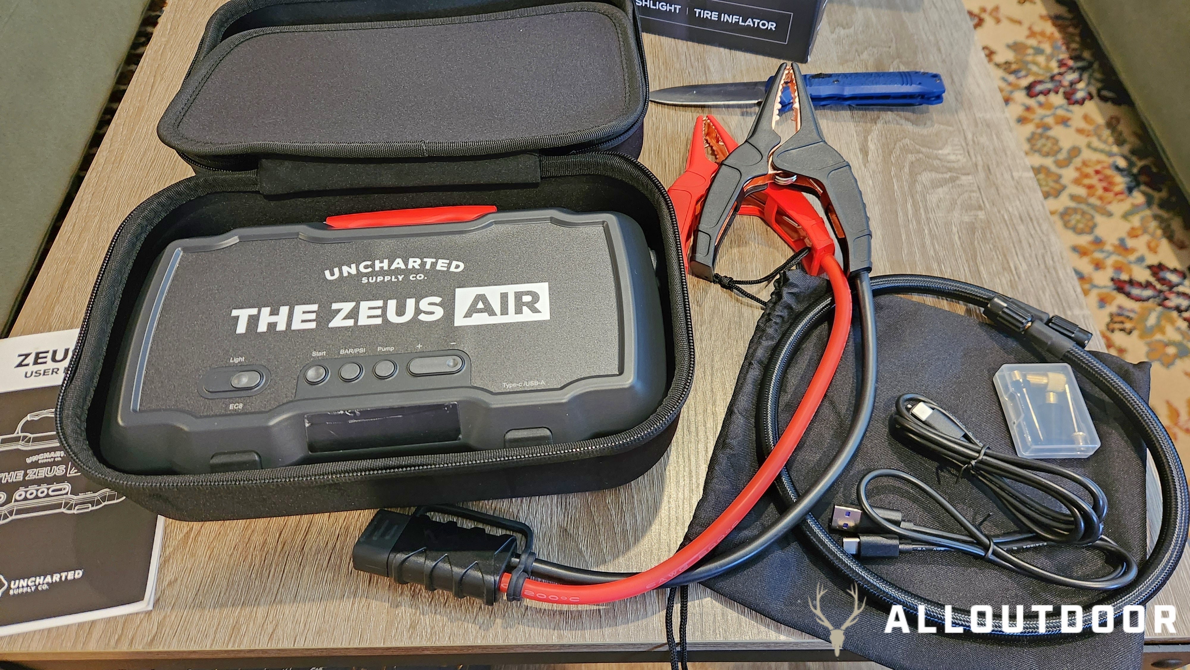 AllOutdoor Review – Uncharted Supply Co. Zeus Air Jump Starter