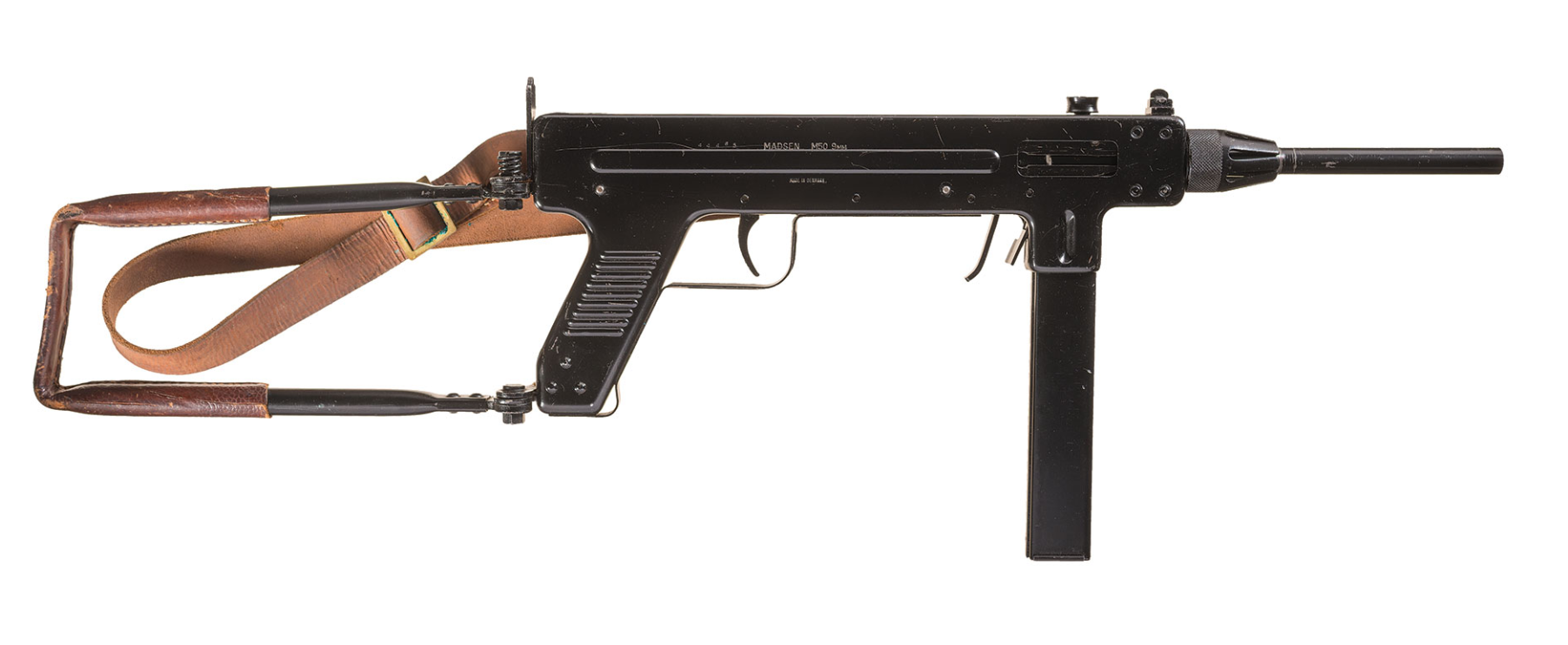 POTD: Denmark’s Clam Shell Submachine Gun – Madsen M50