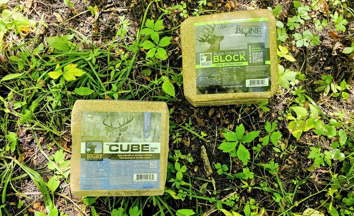 AO Review: Big & J Long Range Attractants - Bone Collector Block & Cube