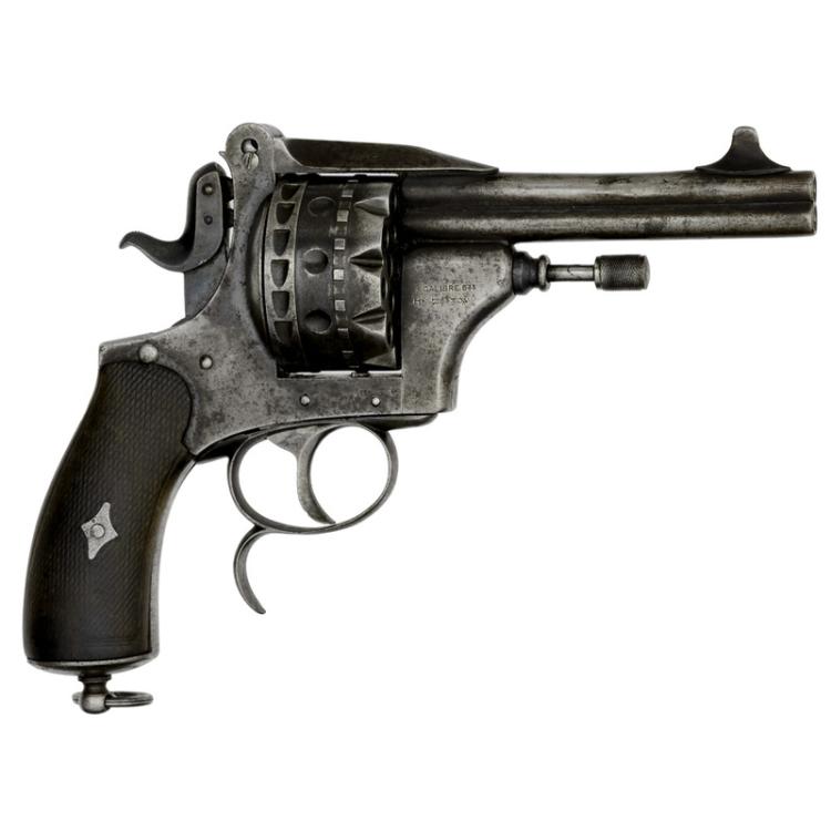 POTD: Manufrance’s 20-Shot Double-Barrel Revolver – HDH Revolver