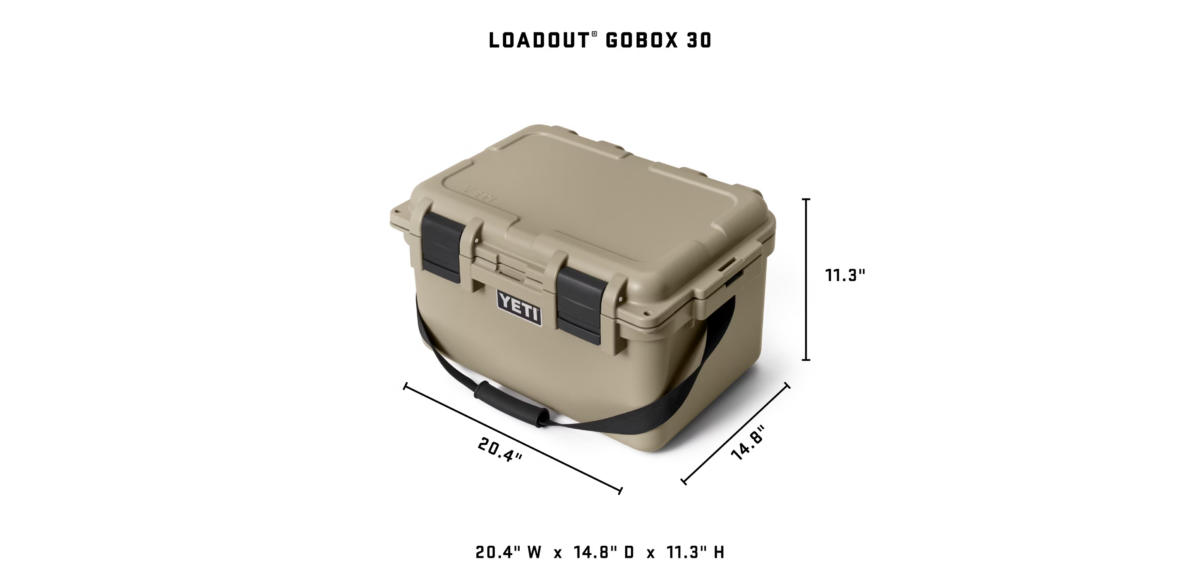 AO Review: Yeti Loadout GoBox 30 Gear Case in Wetlands Brown