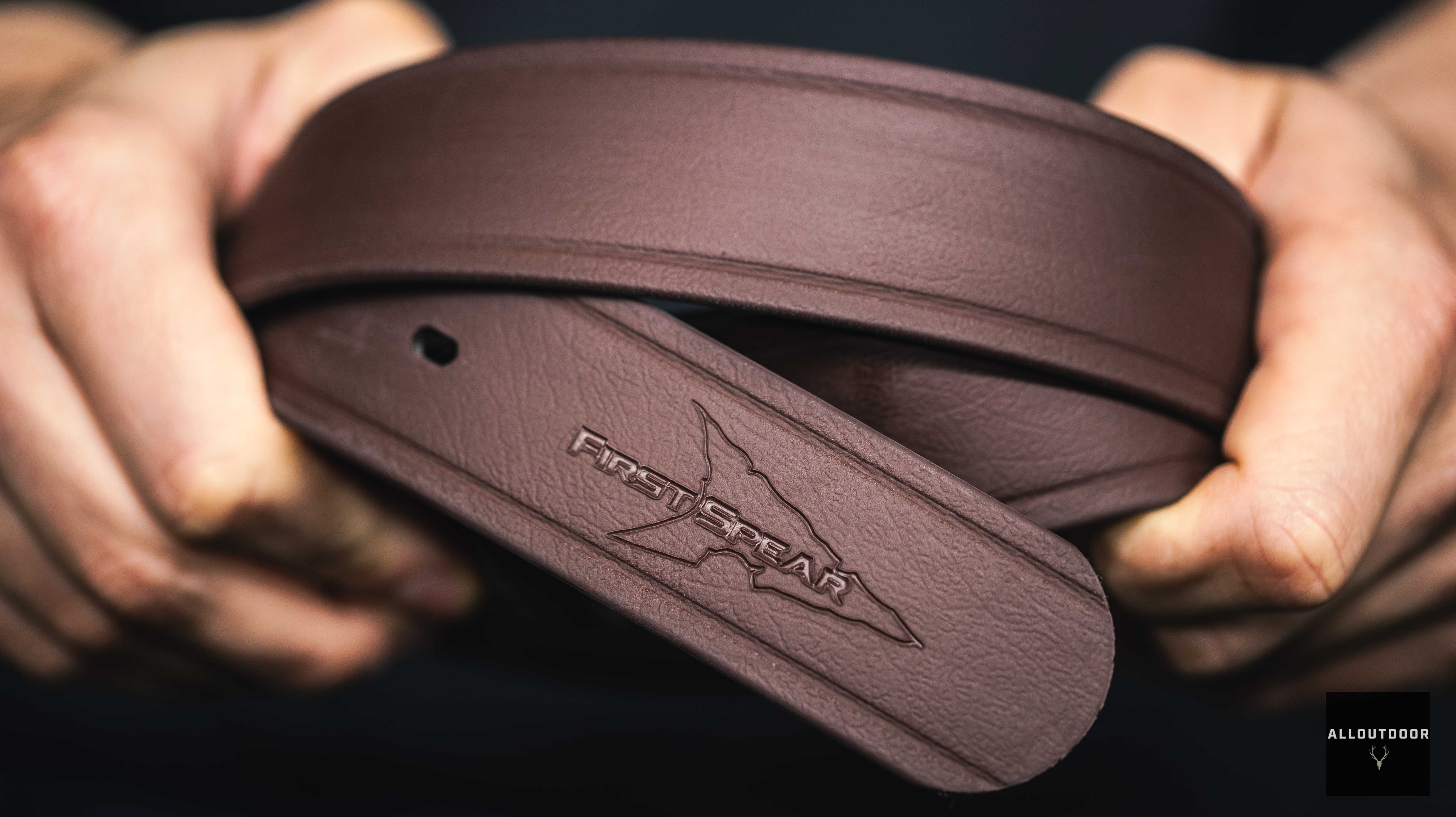 AllOutdoor Review: First Spear Line One Belt (BioThane) - Rich Mahogany