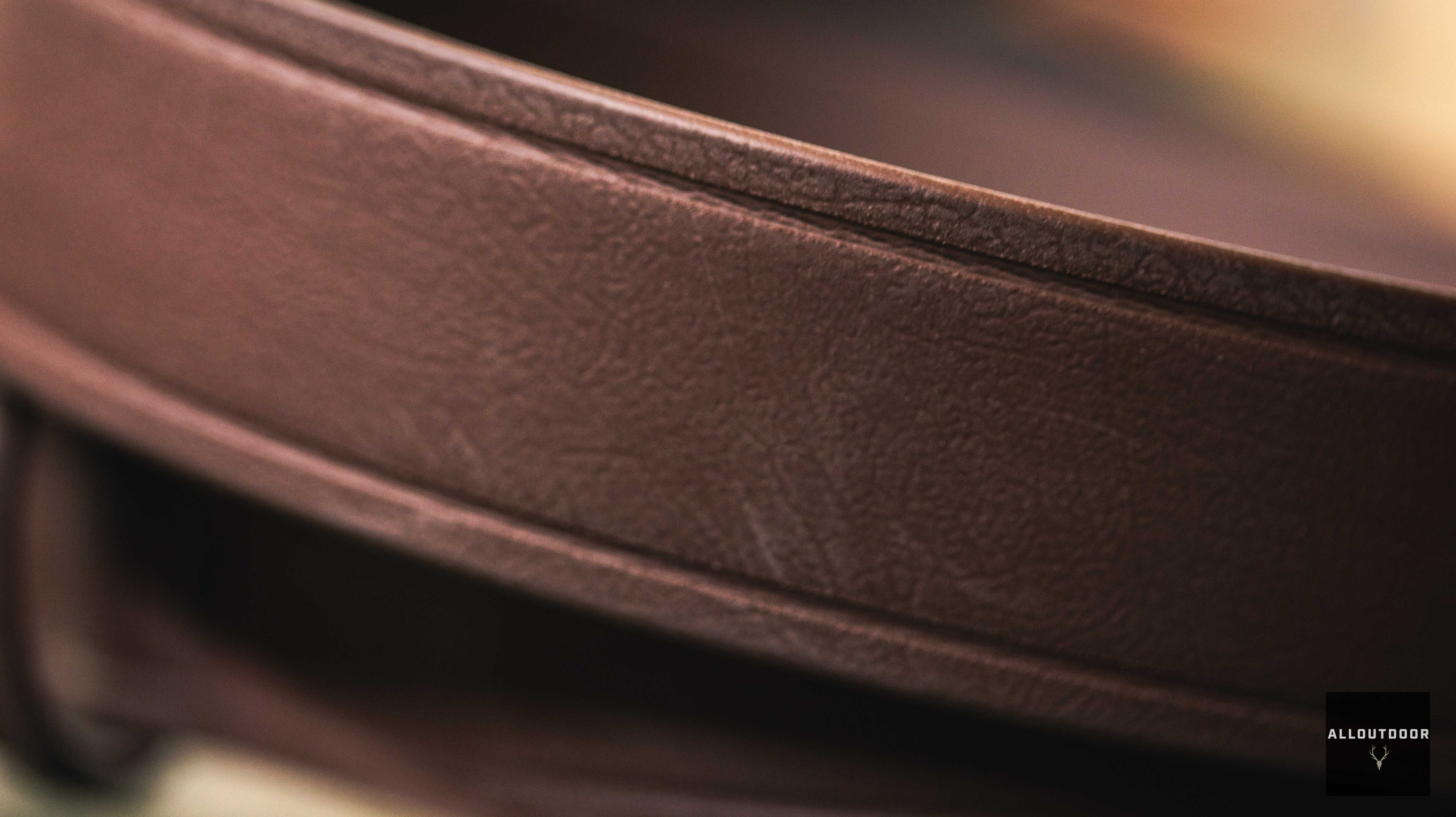 AllOutdoor Review: First Spear Line One Belt (BioThane) - Rich Mahogany