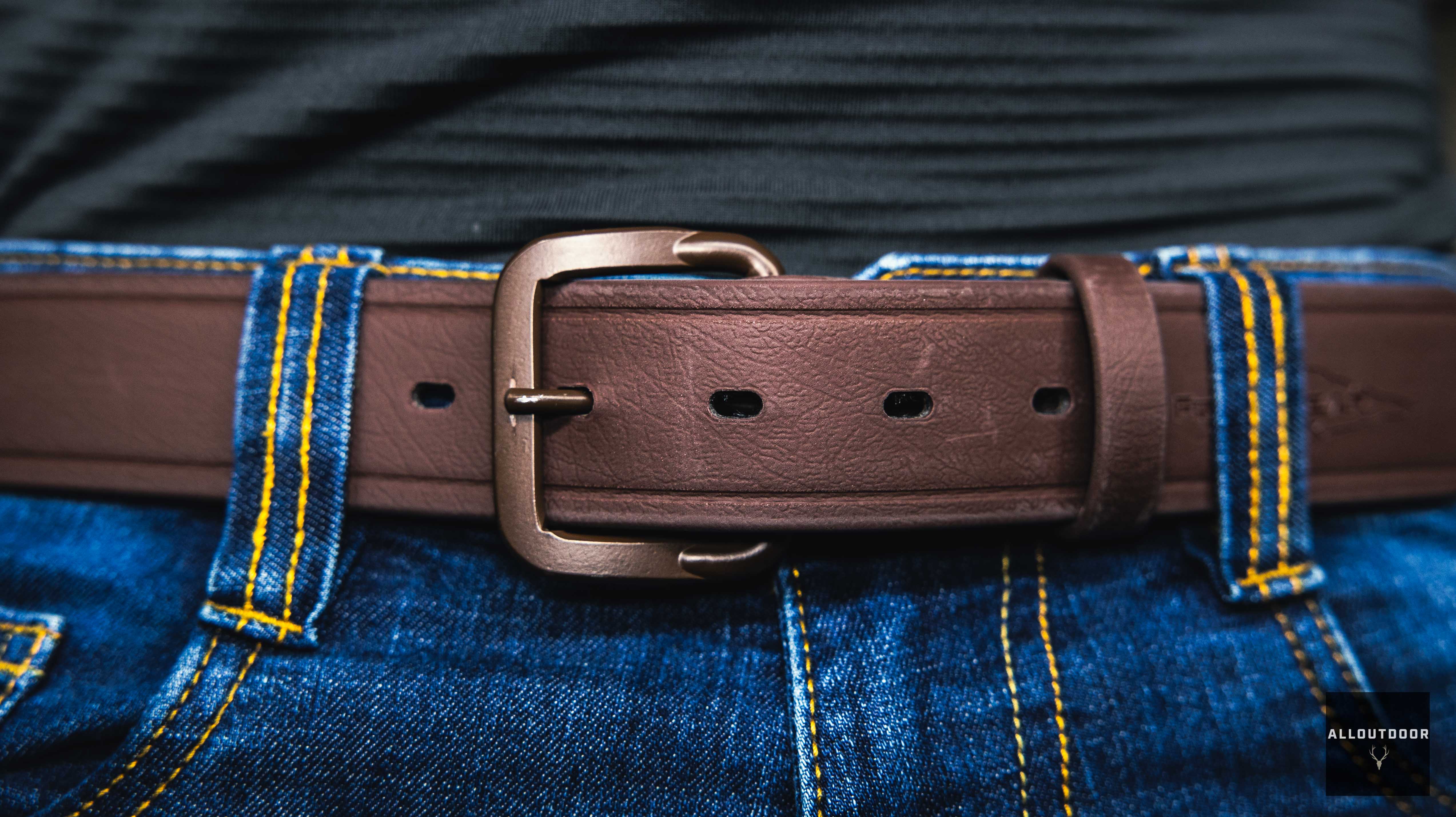 AllOutdoor Review: First Spear Line One Belt (BioThane) - Rich Mahogany